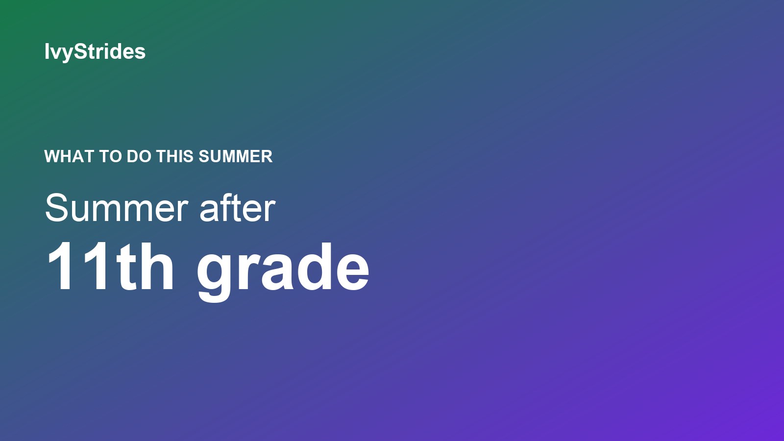 A rising senior drafting college application essays over the summer