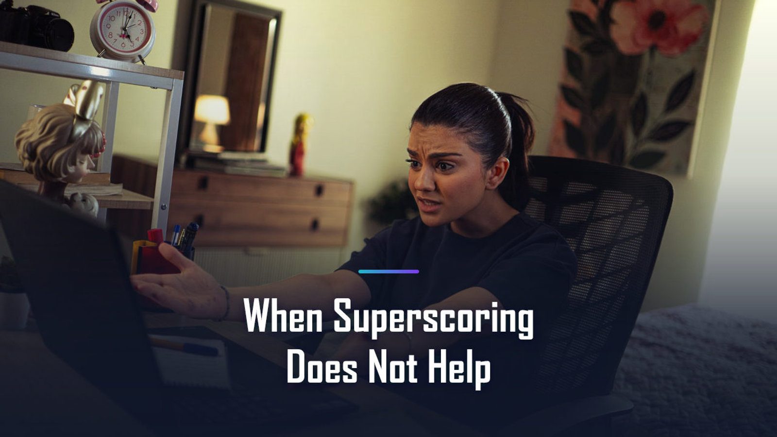 When Superscoring Will Not Save You: Four Score Patterns That Stay Flat